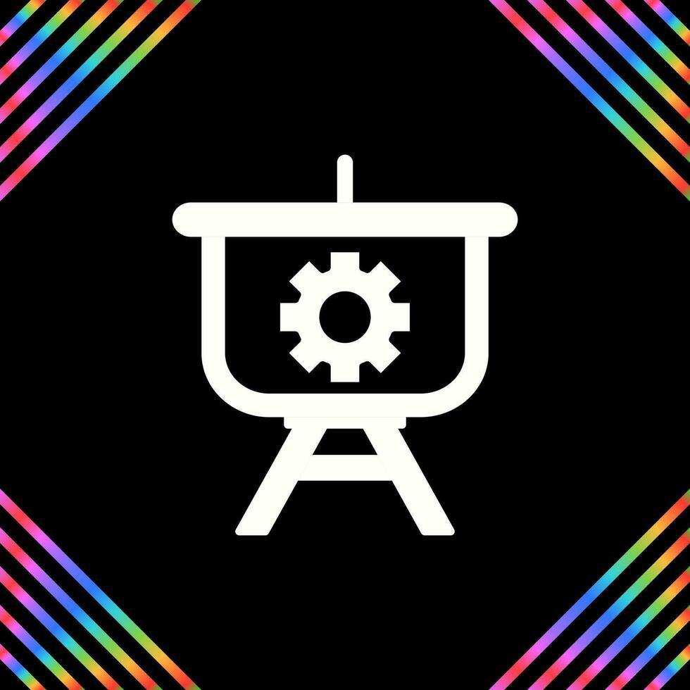 Setting Presentation Vector Icon