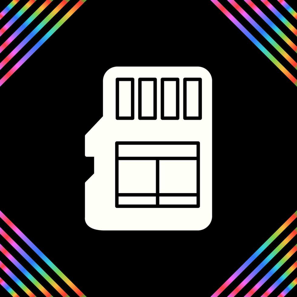 Memory Card Vector Icon