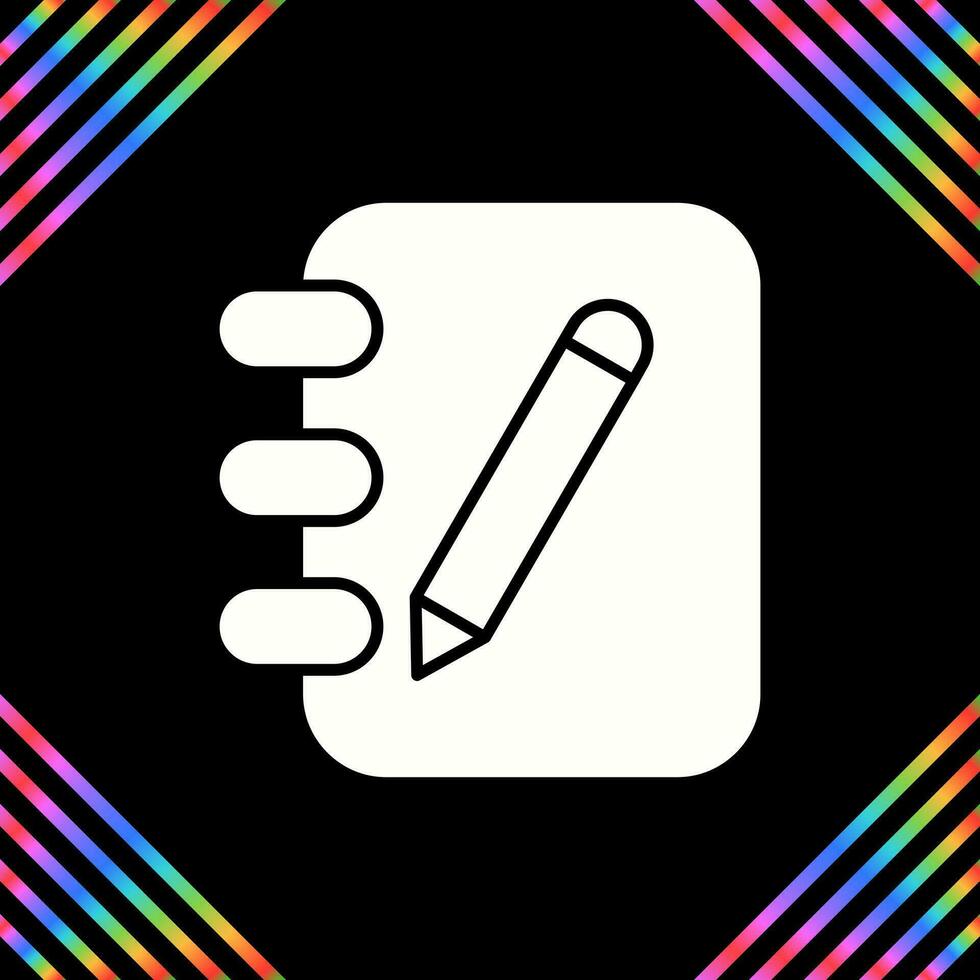 Notebook Vector Icon