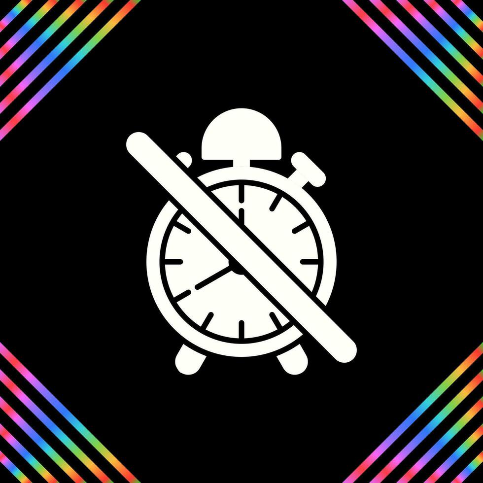 No Alarm Vector Icon