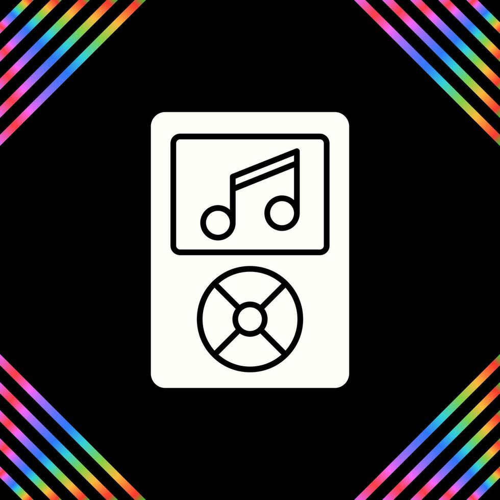 icono de vector de reproductor de música