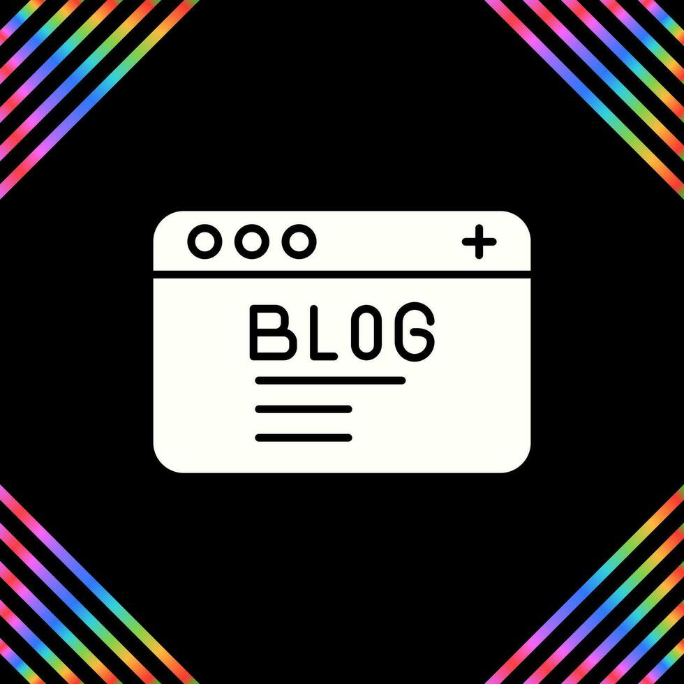 Blog Vector Icon