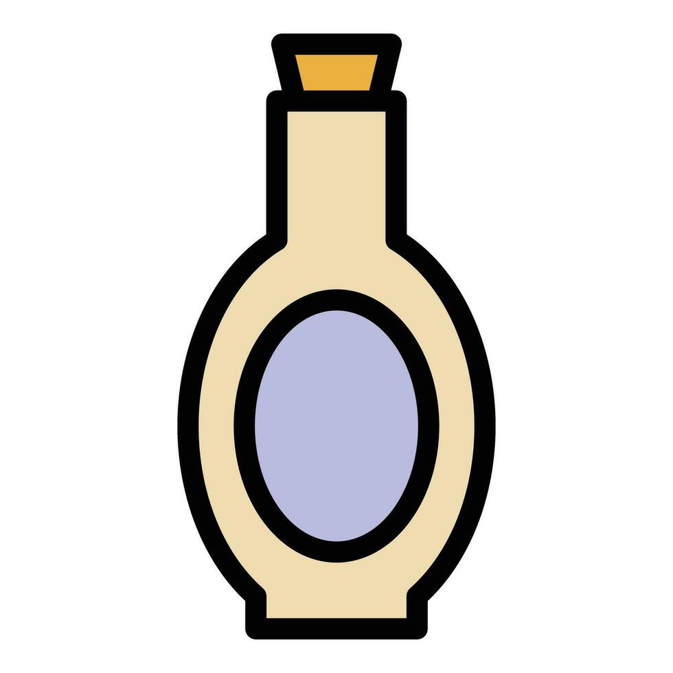 soja petróleo botella icono vector plano