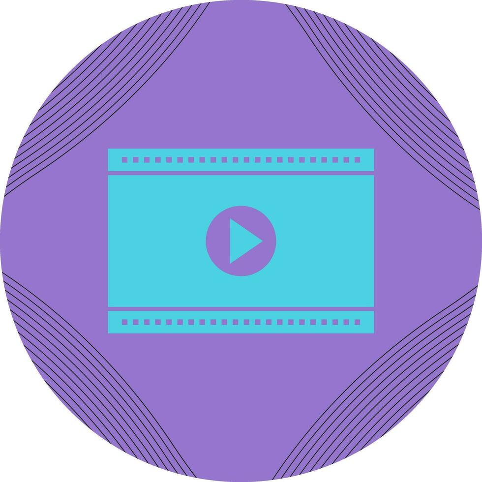 Video player Vector Icon