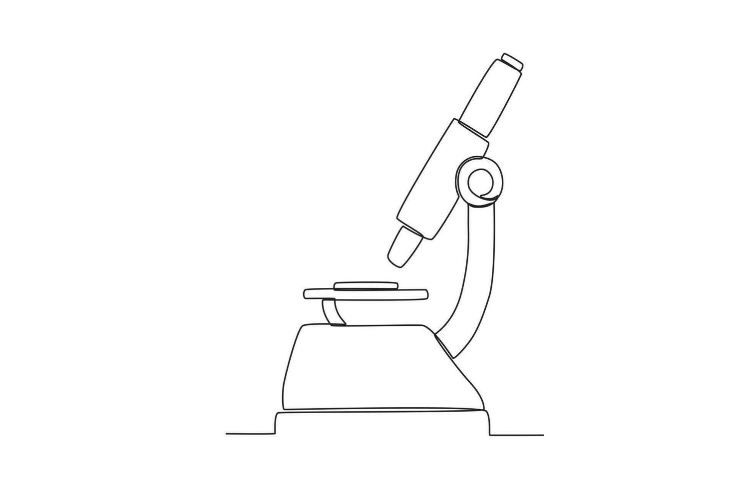 un microscopio para investigación vector