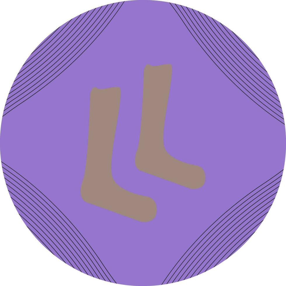 Pair of Socks Vector Icon