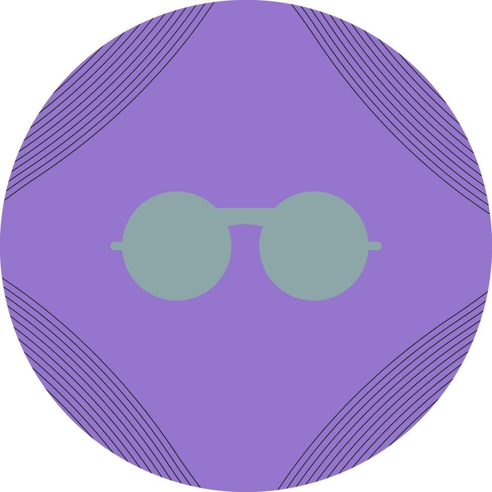 icono de vector de gafas vintage