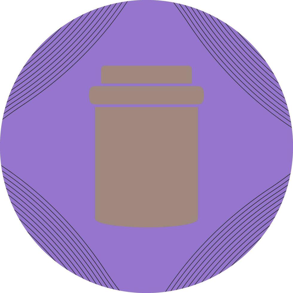 Jam Bottle Vector Icon
