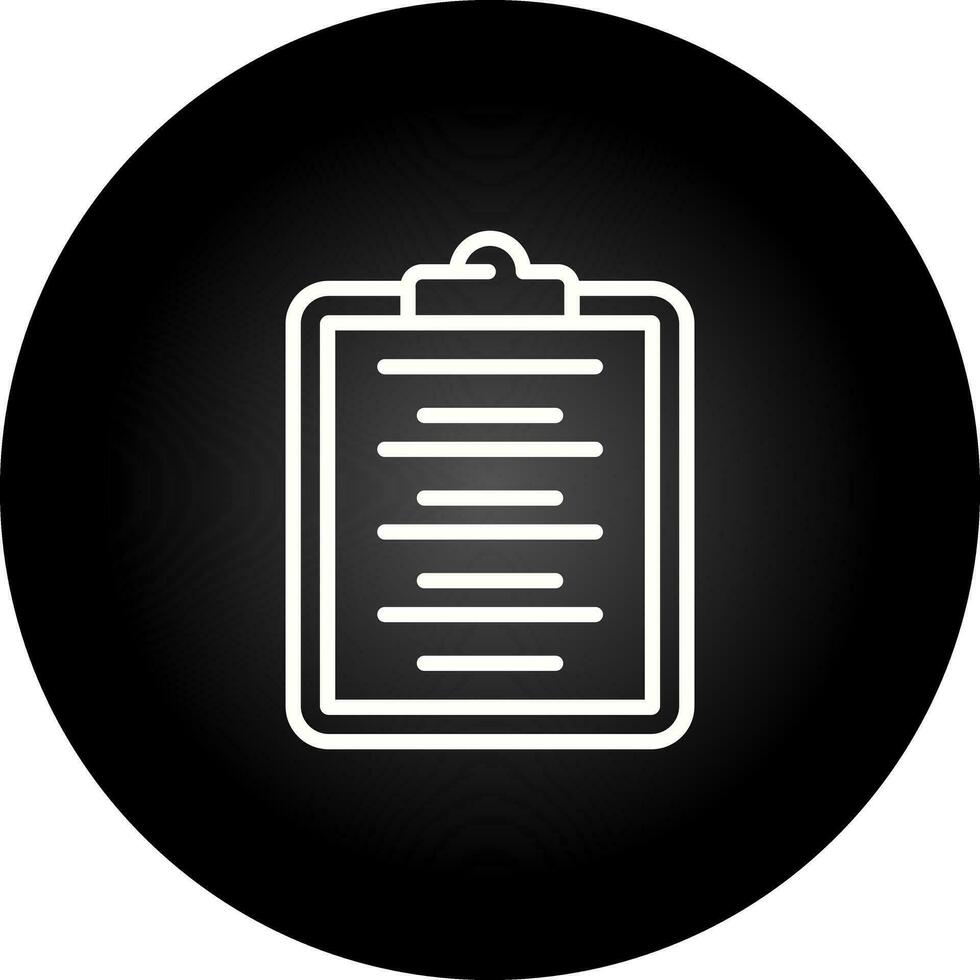 Writing Pad Vector Icon