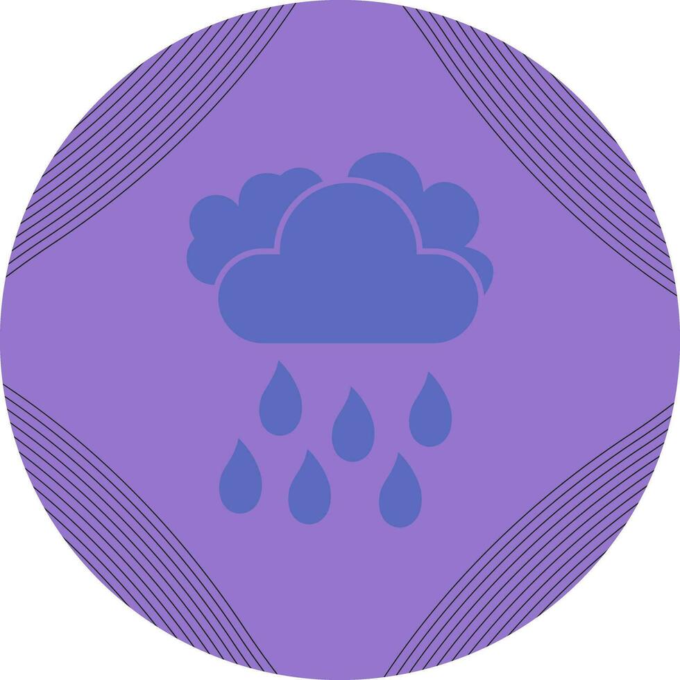 Light Rain Vector Icon