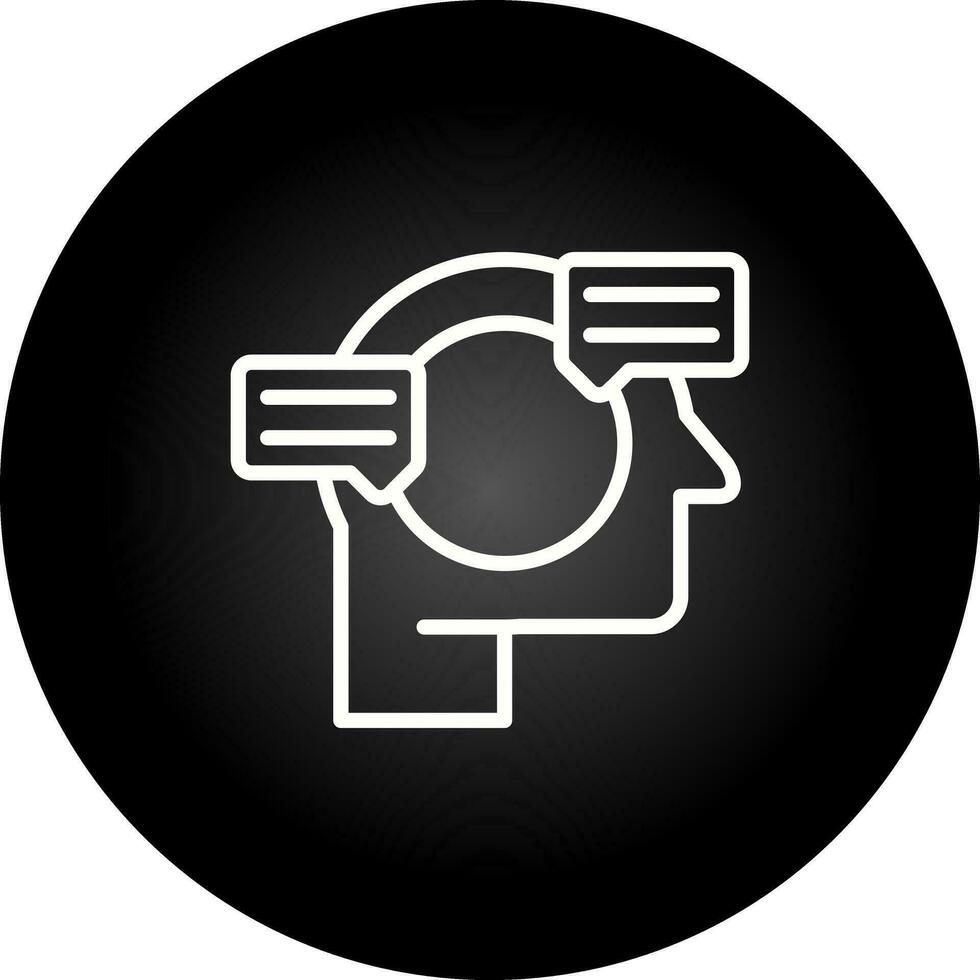 Natural Language Processin Vector Icon