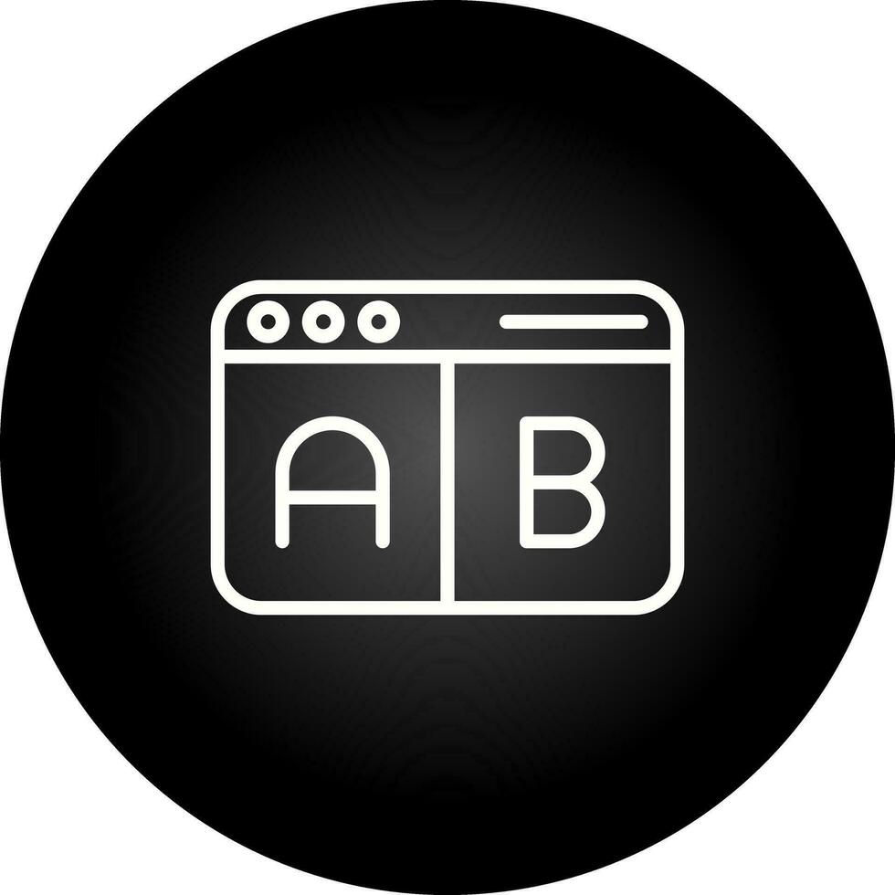 Multivariate Testing Vector Icon