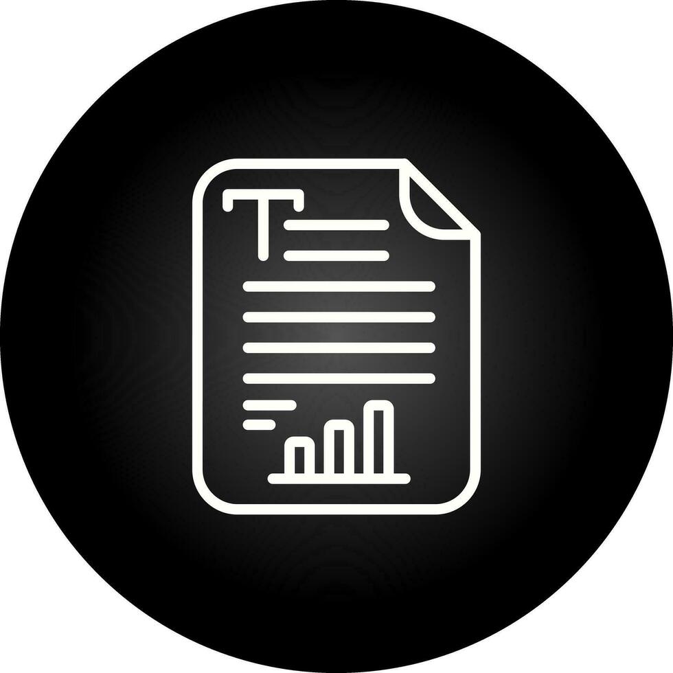 Text Analytics Vector Icon