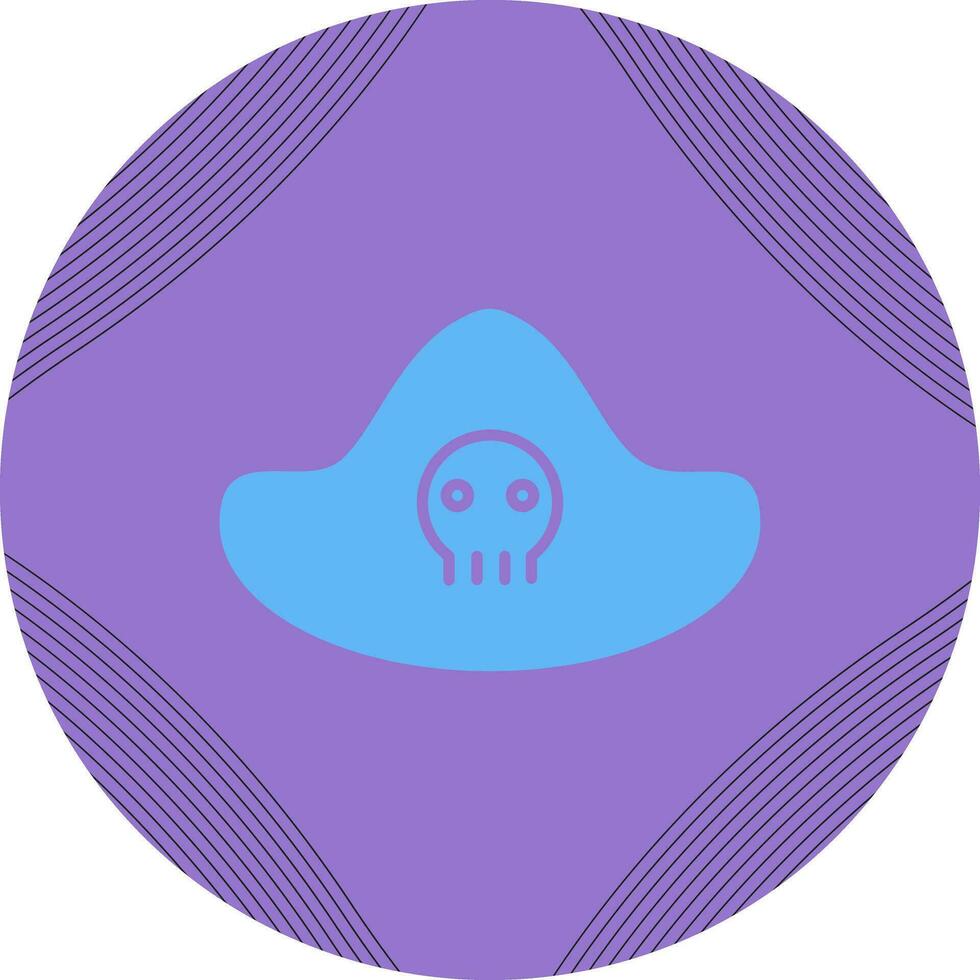 icono de vector de sombrero pirata