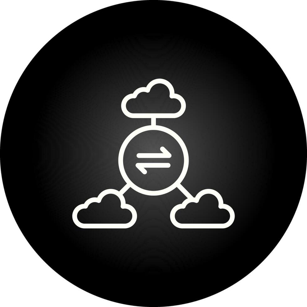 Multi-Cloud Vector Icon