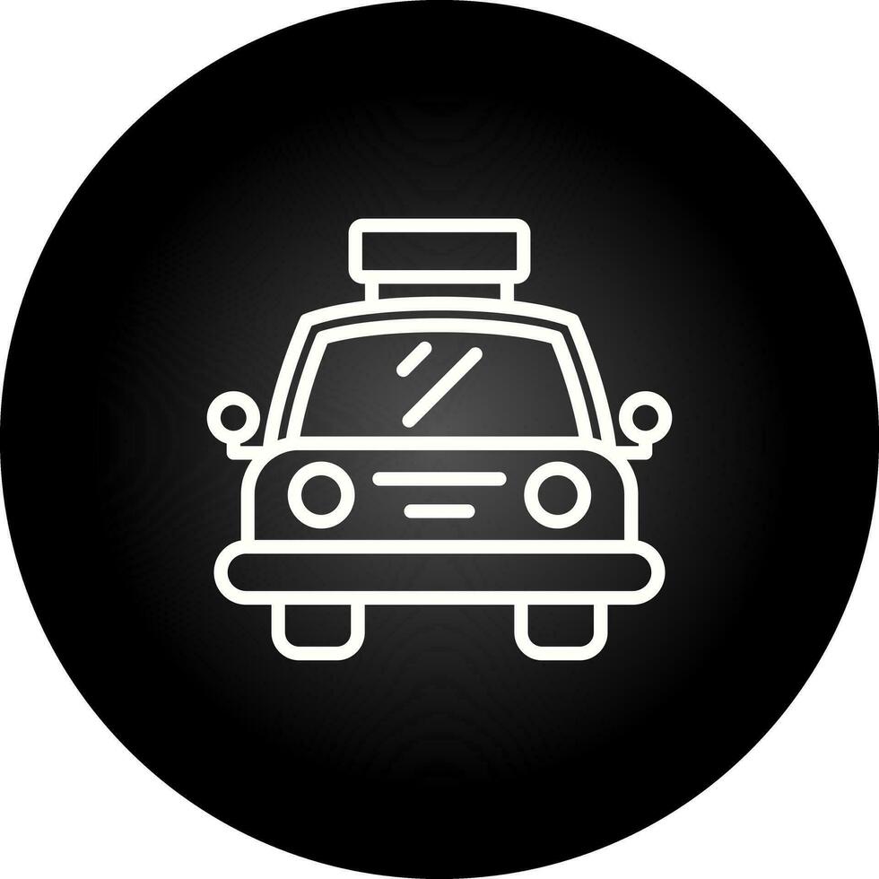 icono de vector de taxi