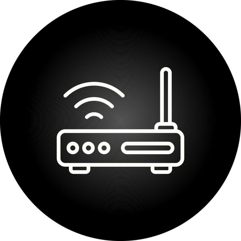 Wi-Fi Router Vector Icon