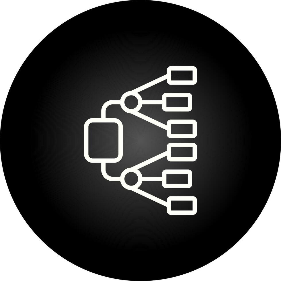 Network Diagram Vector Icon