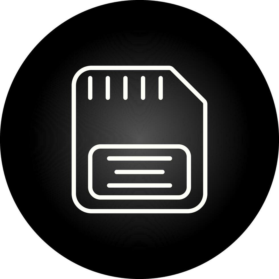 Memory Card Vector Icon