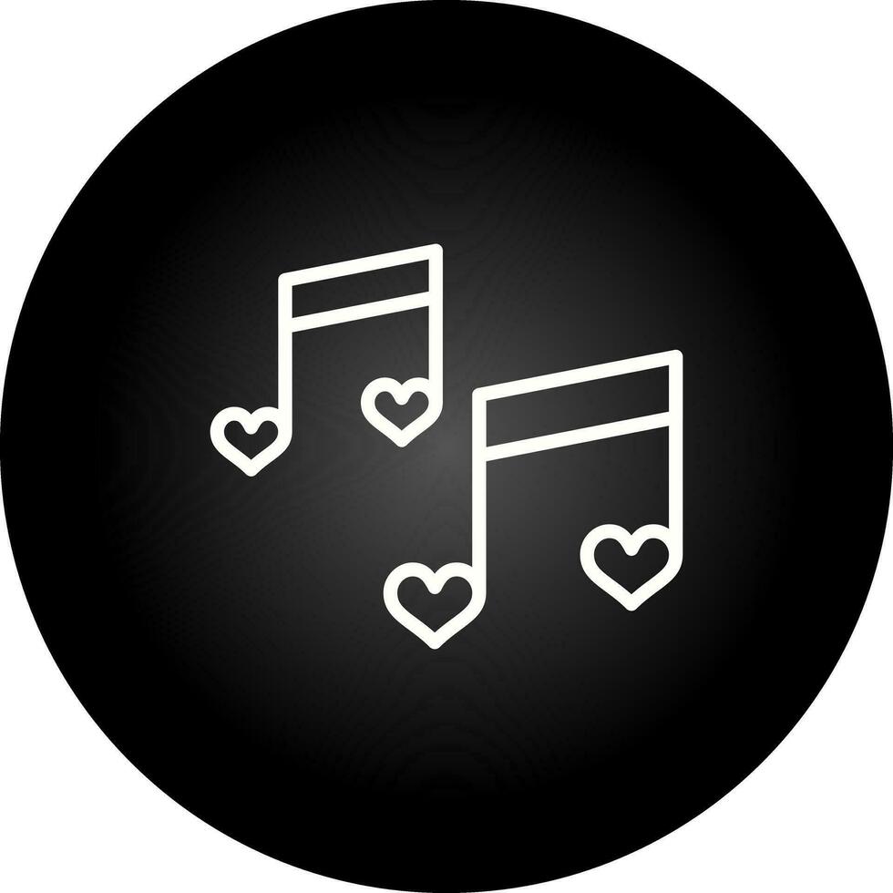 Romantic music Vector Icon