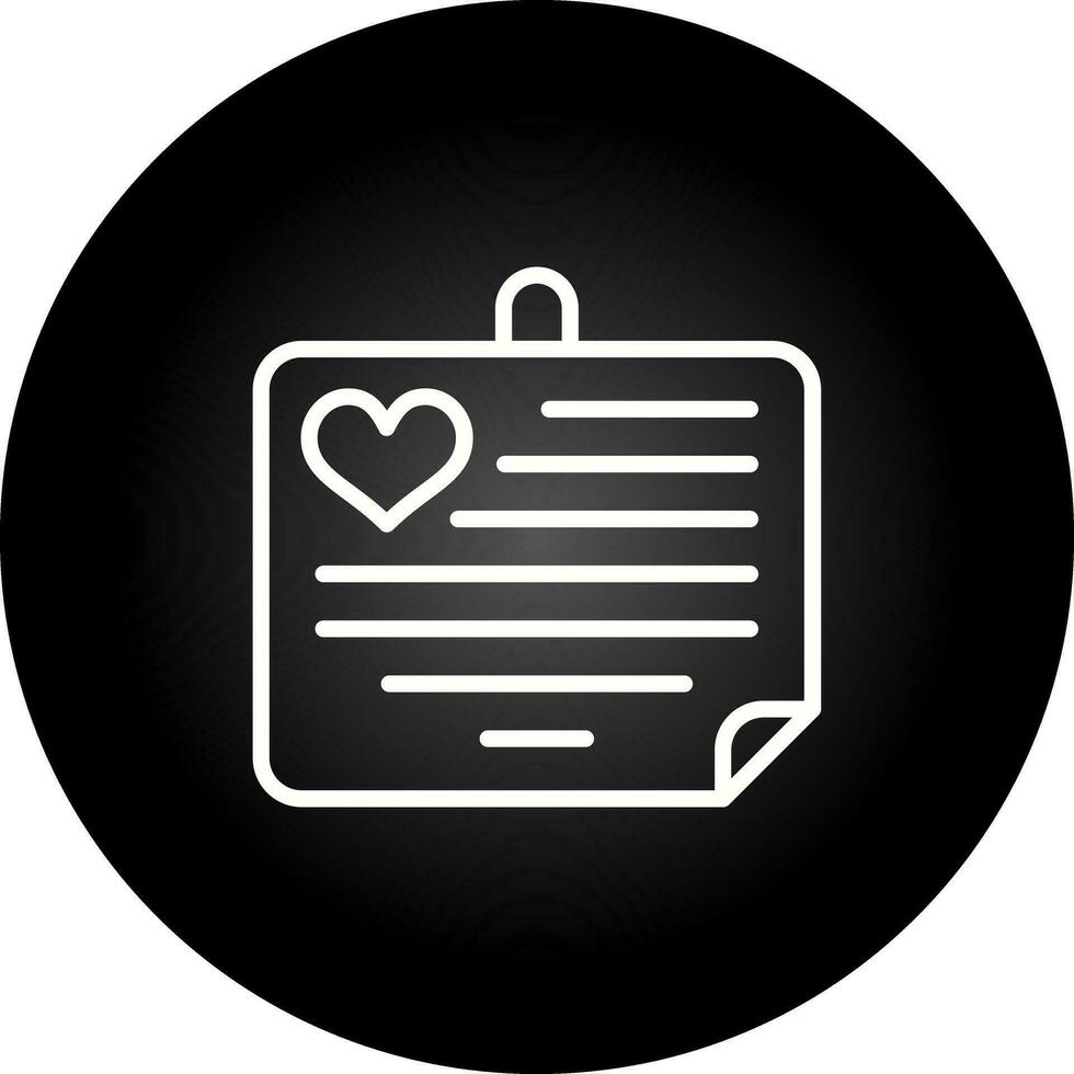 Love notes Vector Icon