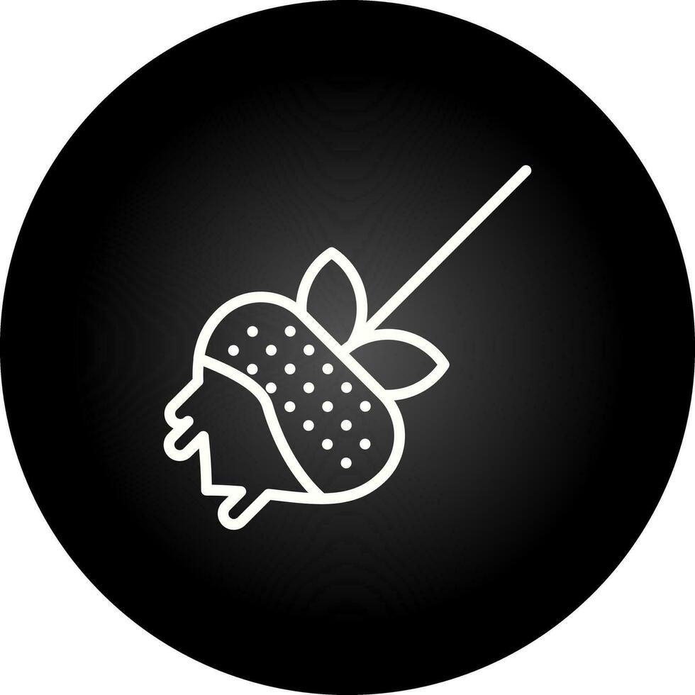 Chocolate fondue Vector Icon