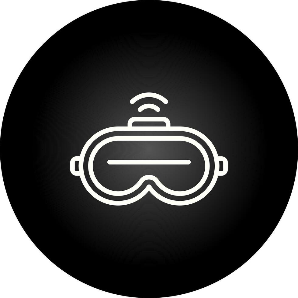 Augmented Reality Headset Vector Icon