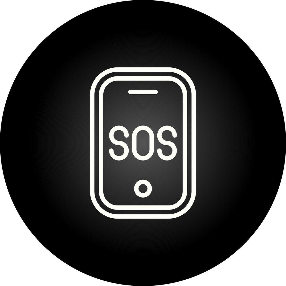Emergency phone Vector Icon