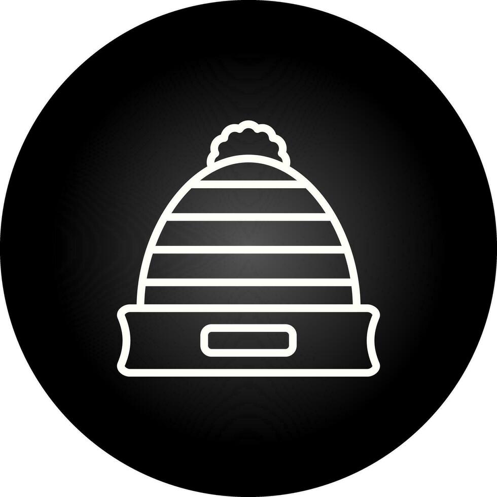 gorro sombrero vector icono