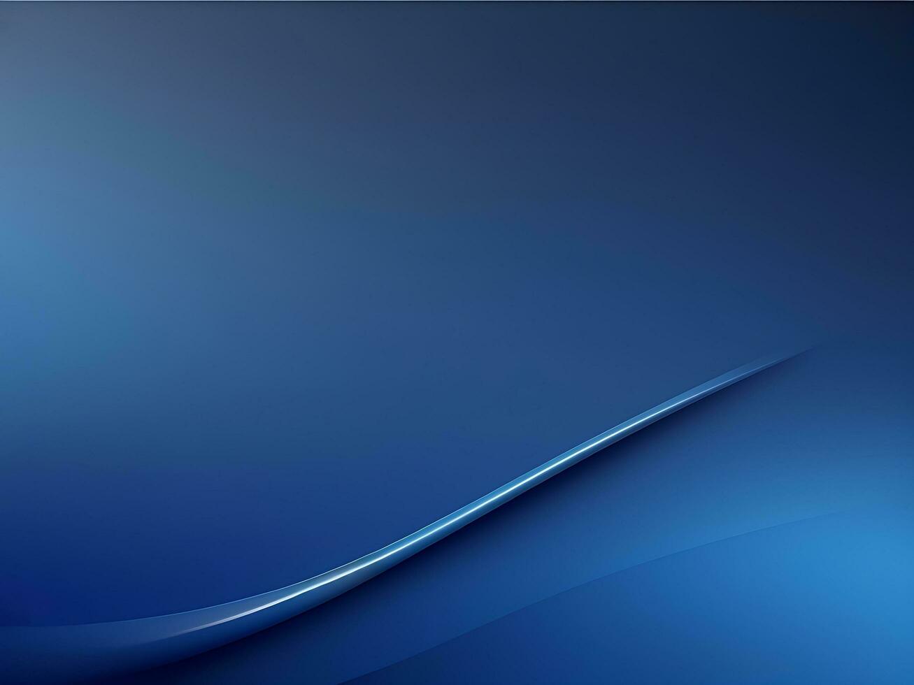 Abstract luxury gradient blue background smooth dark blue with black vignette studio banner, ai generated photo