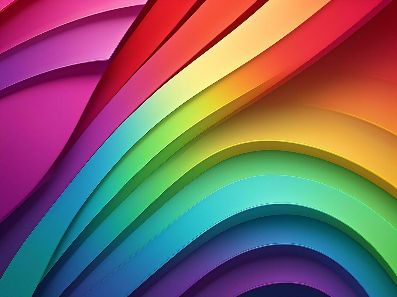 Color spectrums abstract line background, ai generated photo