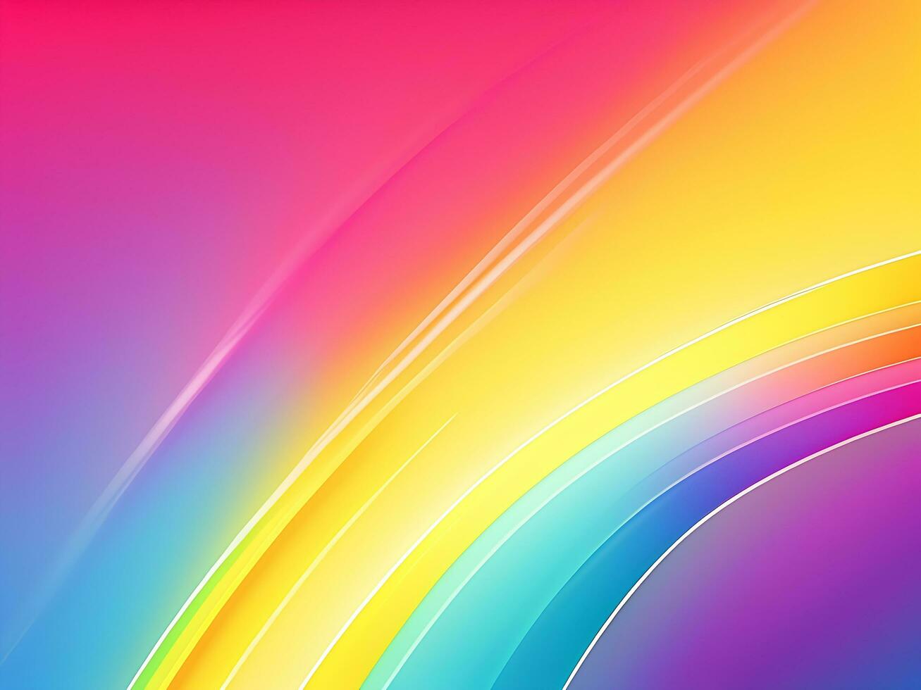 Colorful rainbow gradient background, ai generated photo