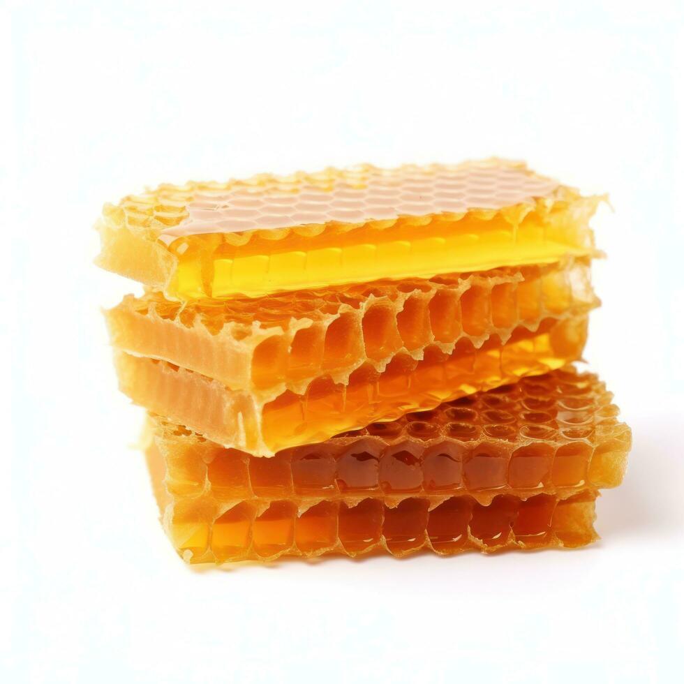 Honey products by organic natural ingredients concept isolated photo