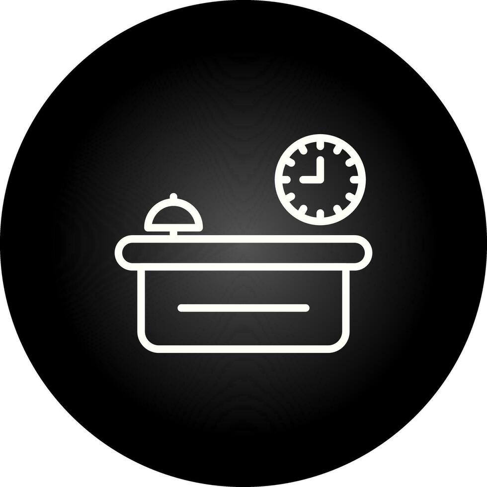 Customer Service Counter Vector Icon