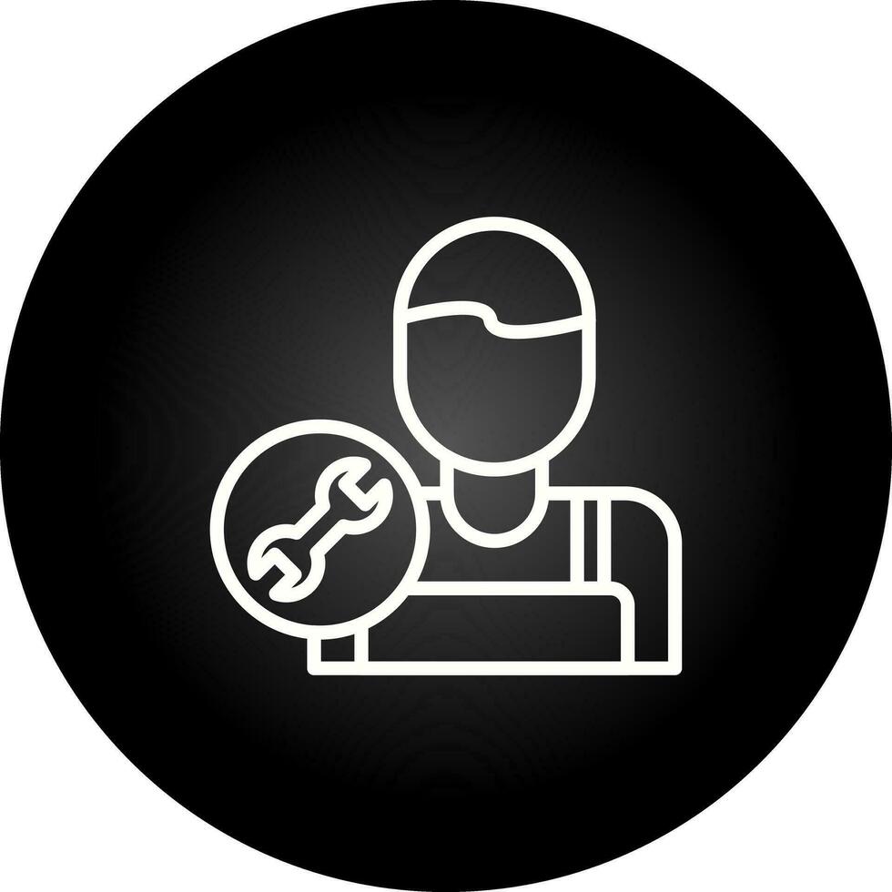 HVAC Technician Vector Icon