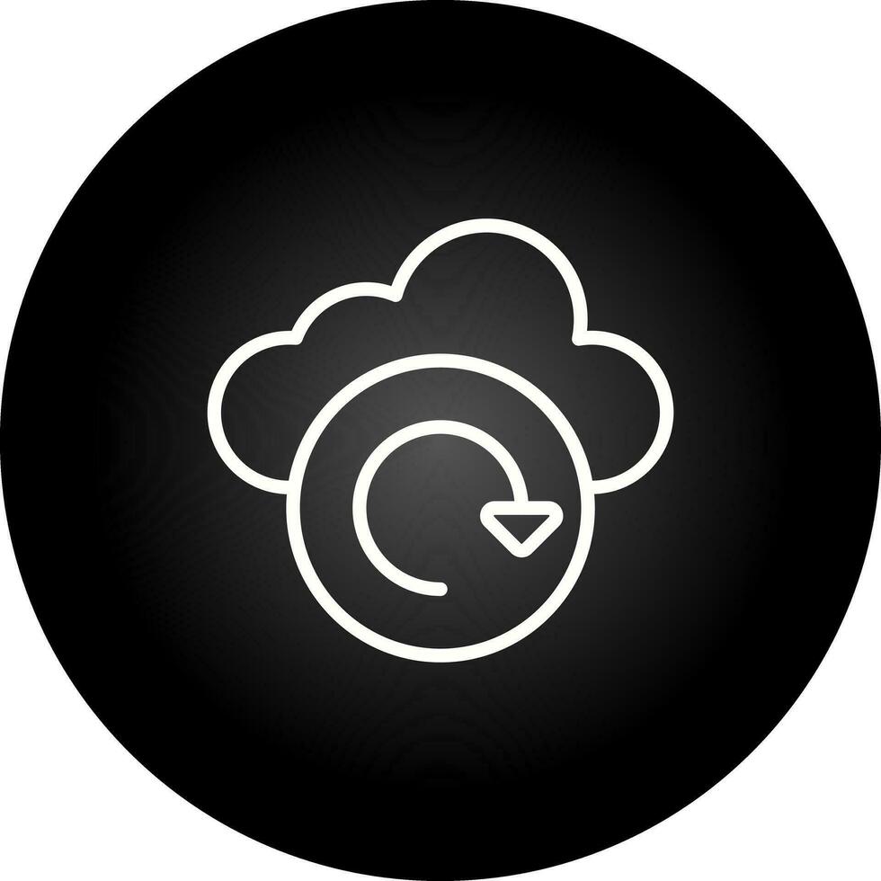 Cloud Backup Vector Icon