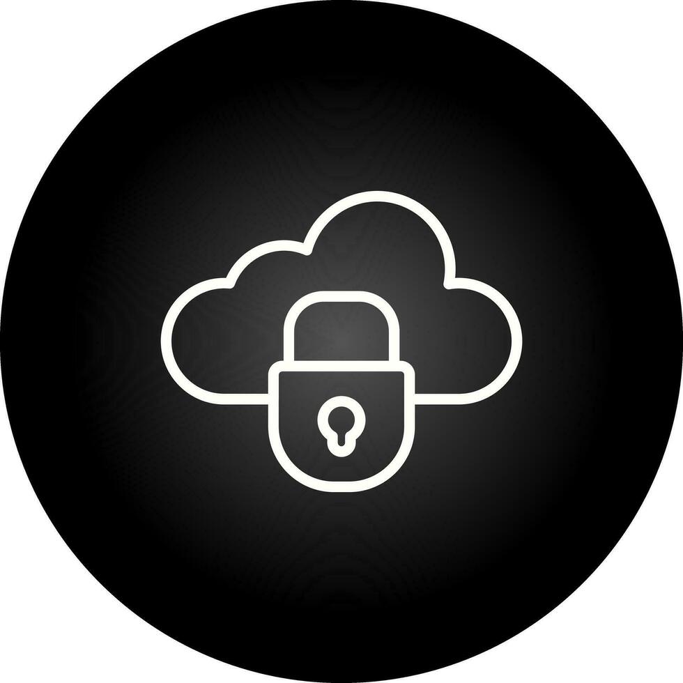 Private Cloud Vector Icon