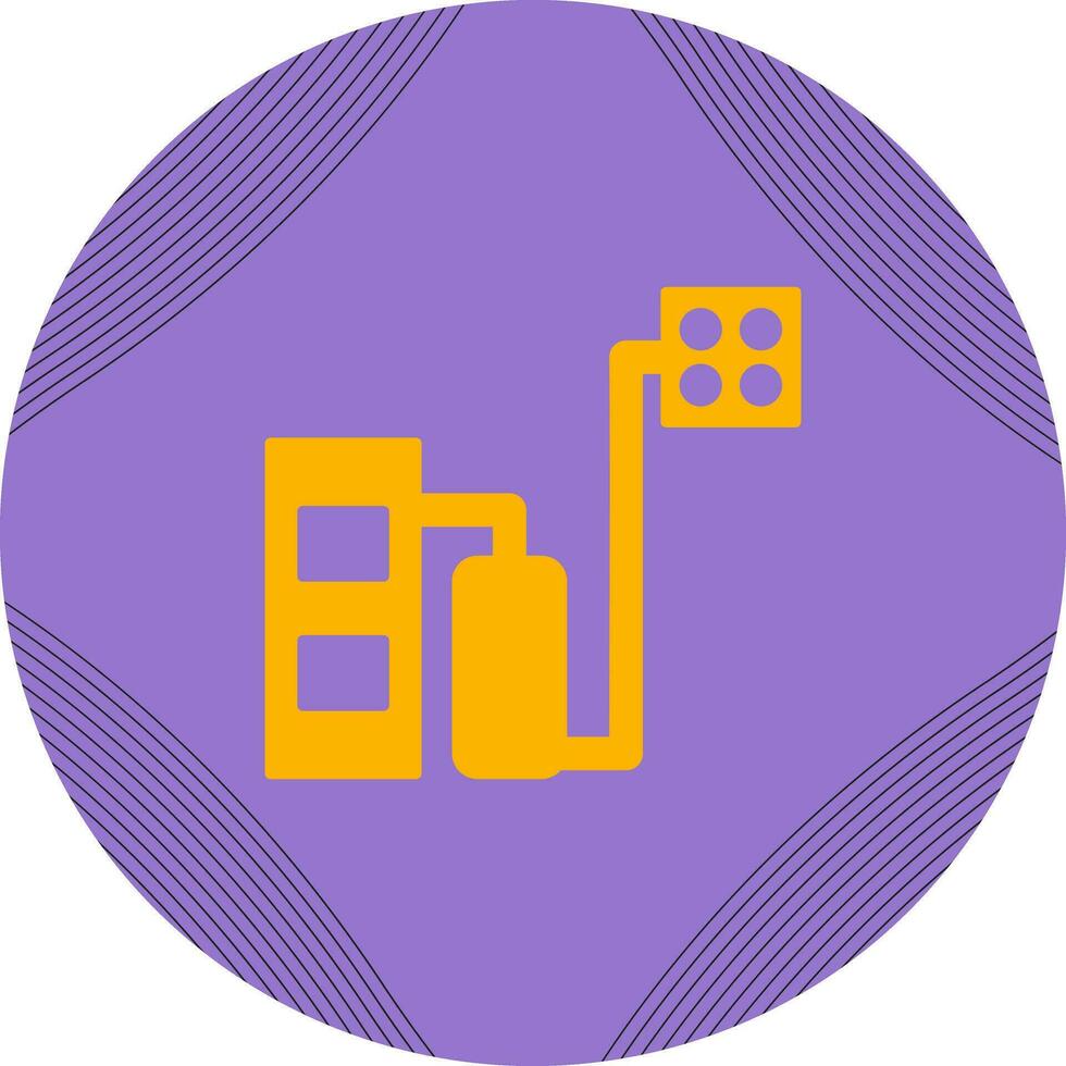 Solid Fuel Boiler Vector Icon