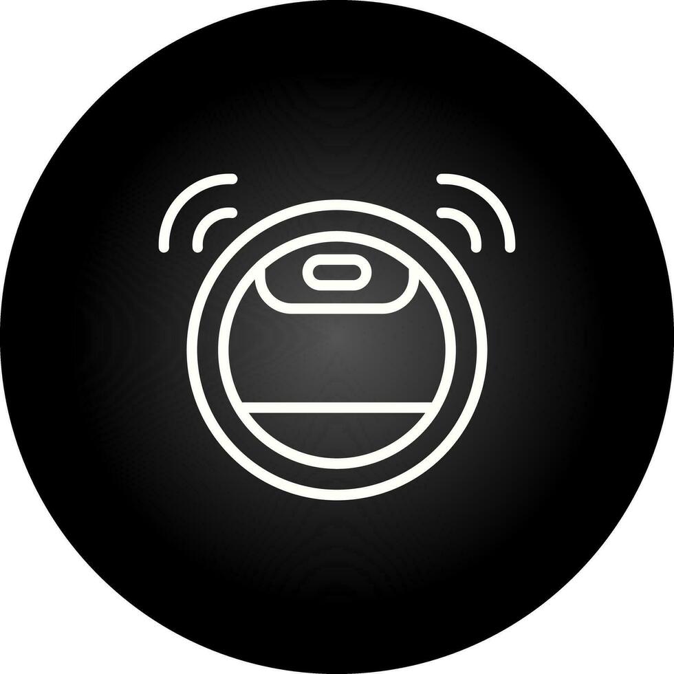 Robot Vacuum Cleaner Vector Icon
