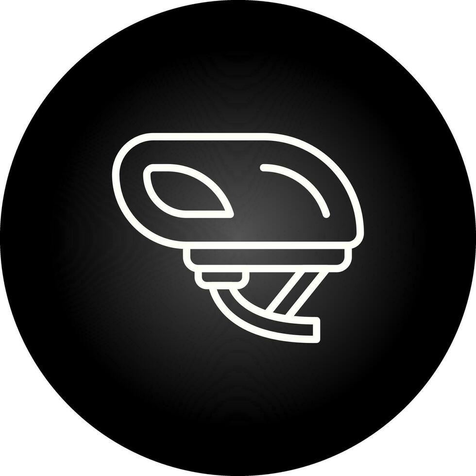 Smart Bike Helmet Vector Icon