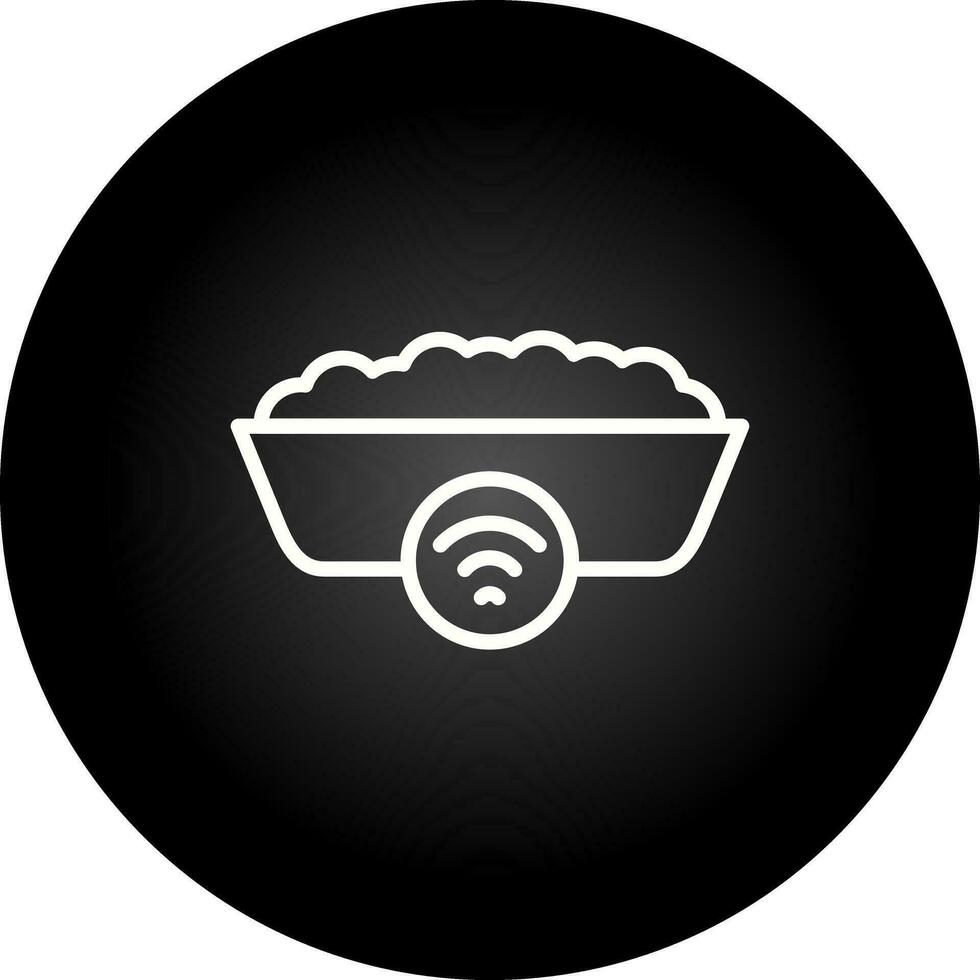 Smart Cat Litter Box Vector Icon