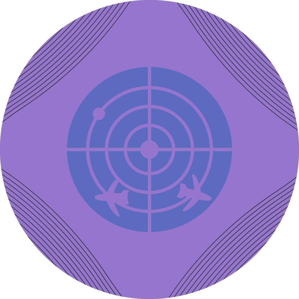 Radar Screen Vector Icon