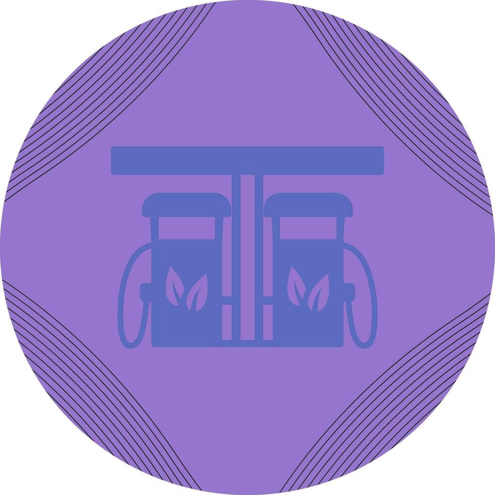 Eco friendly Petrol Pump Vector Icon