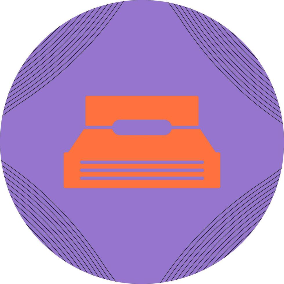Single Bed Vector Icon