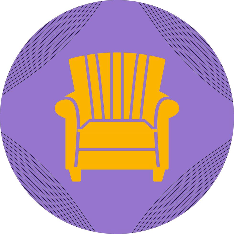 Single Sofa Vector Icon