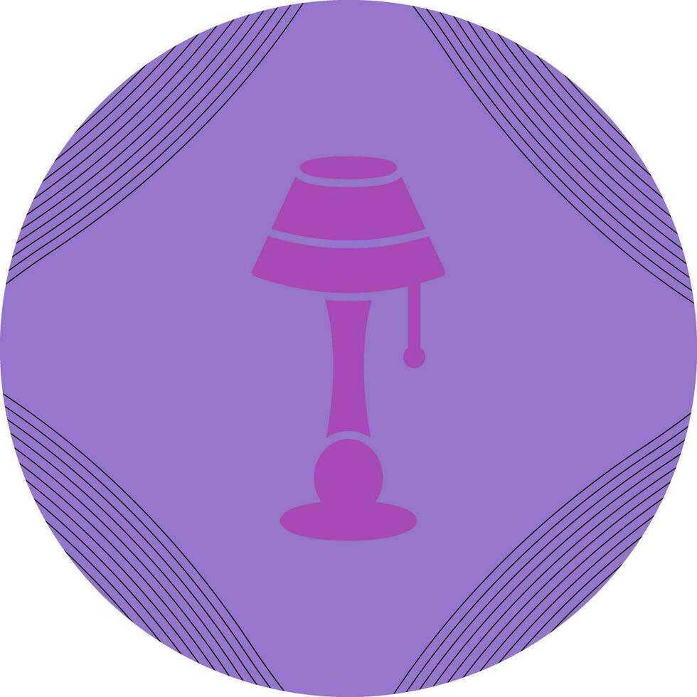 Lamp with stand Vector Icon