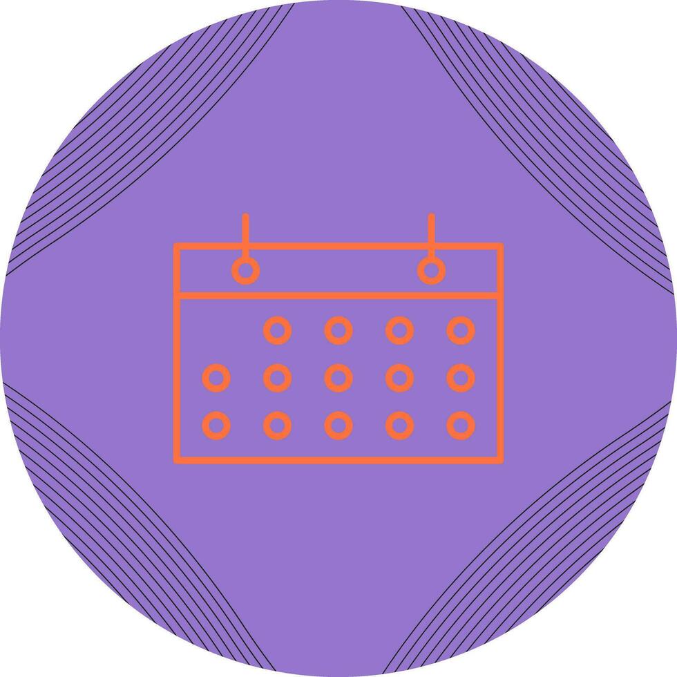 icono de vector de calendario