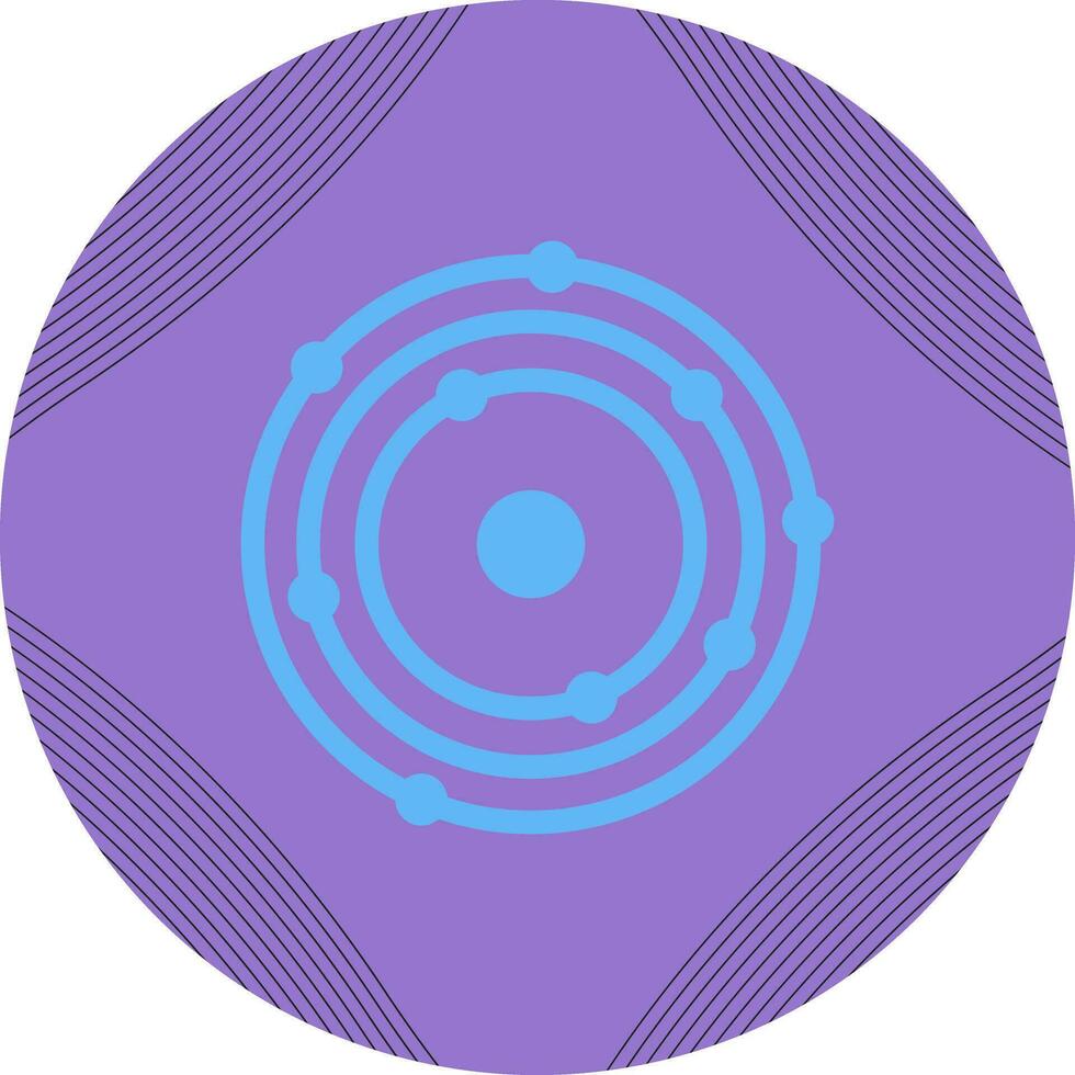 Atomic Structure Vector Icon