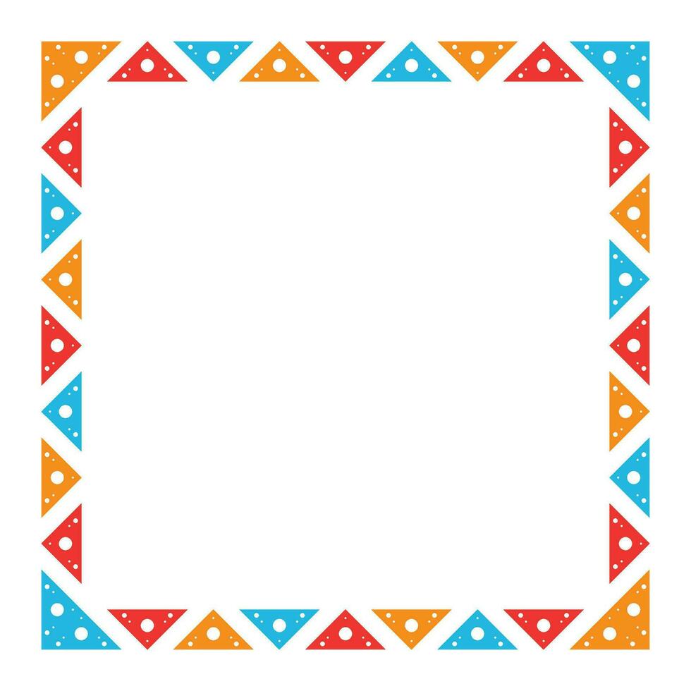 national hispanic heritage month frame element design vector