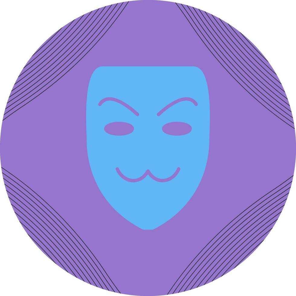 icono de vector de máscara de hacker